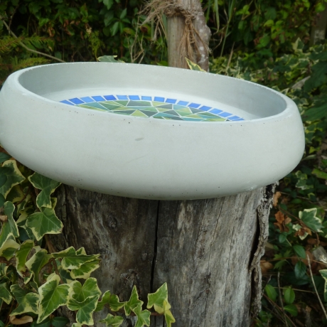 Beton Mosaikschale Obstschale Dekoschale