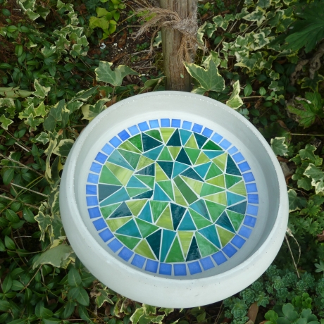 Beton Mosaikschale Obstschale Dekoschale