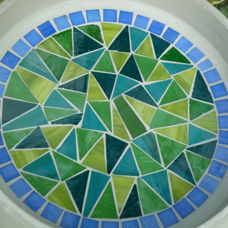 Beton Mosaikschale Obstschale Dekoschale