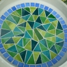 Beton Mosaikschale Obstschale Dekoschale