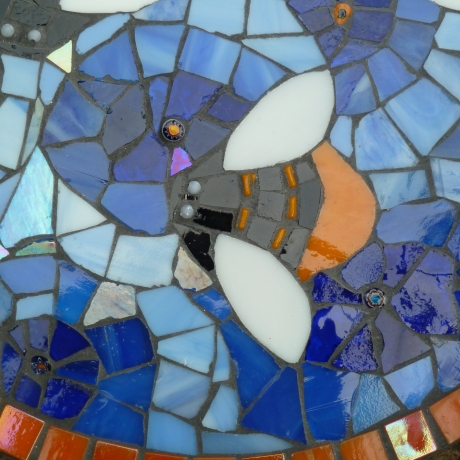 Mosaik  Garten Trittstein Bienen