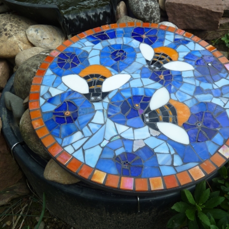 Mosaik  Garten Trittstein Bienen