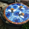 Mosaik  Garten Trittstein Bienen