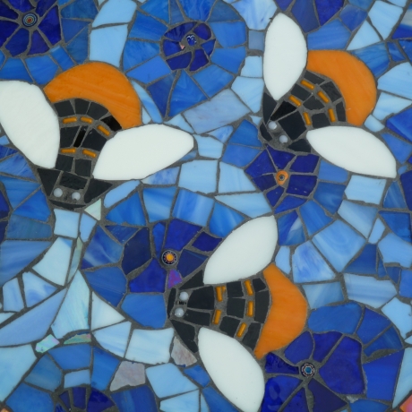 Mosaik  Garten Trittstein Bienen