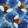 Mosaik  Garten Trittstein Bienen
