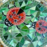 Mosaik  Garten Trittstein Marienkäfer