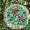 Mosaik  Garten Trittstein Marienkäfer
