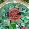 Mosaik  Garten Trittstein Marienkäfer