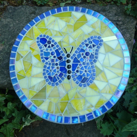 Mosaik  Garten Trittstein Schmetterling