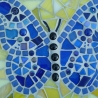 Mosaik  Garten Trittstein Schmetterling