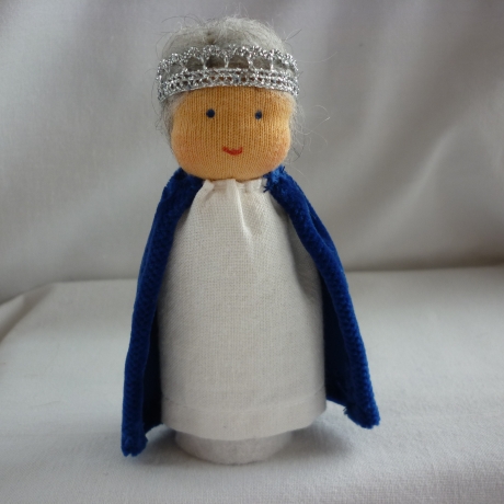 TausendschönStoffpuppen: Fingerpüppchen König