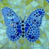 Mosaik  Garten Trittstein Schmetterling