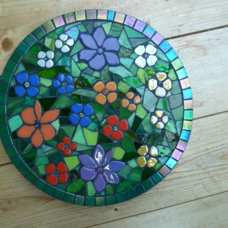 Mosaik  Garten Trittstein Blumenwiese
