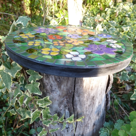 Mosaik  Garten Trittstein Blumenwiese