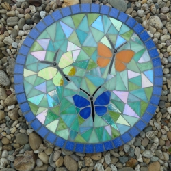 Mosaik  Garten Trittstein Schmetterlinge