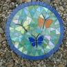 Mosaik  Garten Trittstein Schmetterlinge
