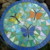 Mosaik  Garten Trittstein Schmetterlinge
