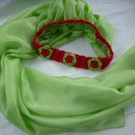 TausendschönStoffpuppen: Feenschleier aus Seide pflanzengefärbt