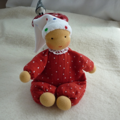 TausendschönStoffpuppen: Schlenkerchen Musselin