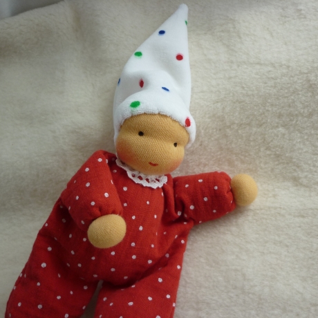 TausendschönStoffpuppen: Schlenkerchen Musselin