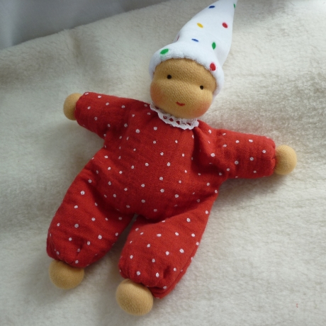 TausendschönStoffpuppen: Schlenkerchen Musselin