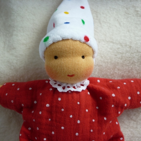 TausendschönStoffpuppen: Schlenkerchen Musselin