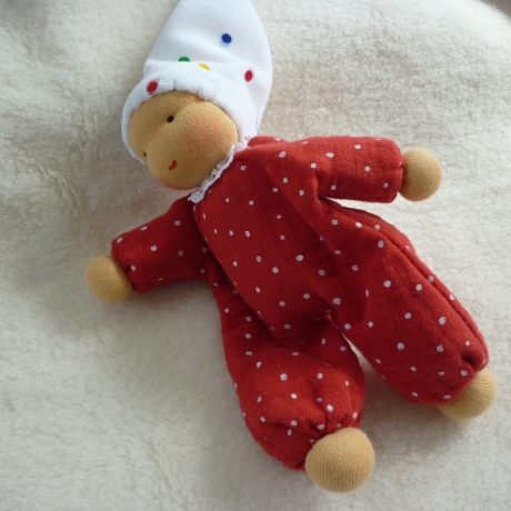 TausendschönStoffpuppen: Schlenkerchen Musselin