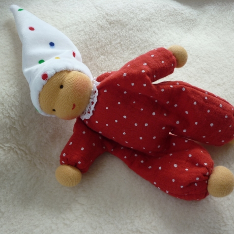 TausendschönStoffpuppen: Schlenkerchen Musselin