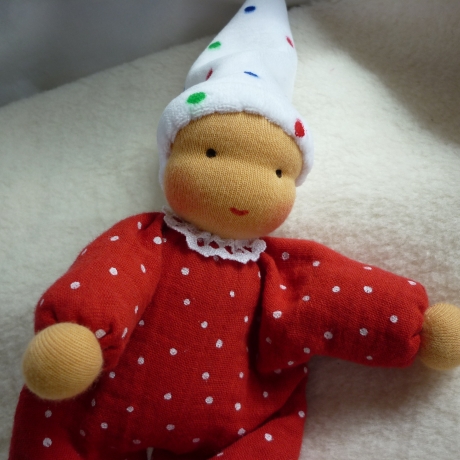 TausendschönStoffpuppen: Schlenkerchen Musselin