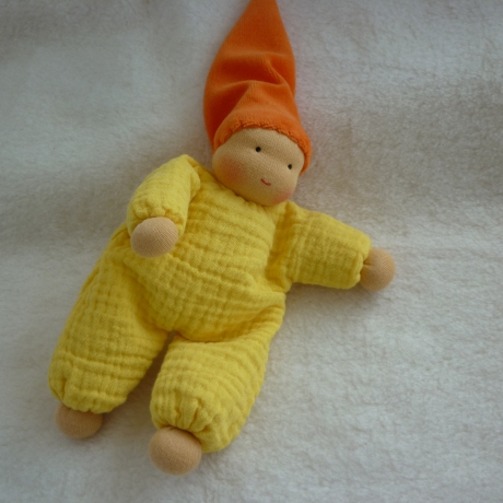 Schlenkerchen Musselin, Bio-Schafwolle