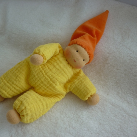 Schlenkerchen Musselin, Bio-Schafwolle