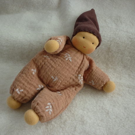 Schlenkerchen Musselin, Bio-Schafwolle