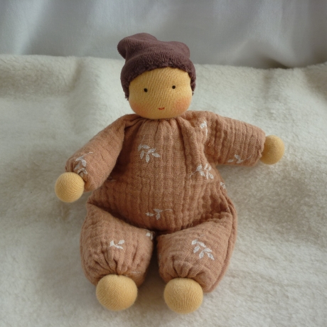 Schlenkerchen Musselin, Bio-Schafwolle