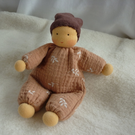 Schlenkerchen Musselin, Bio-Schafwolle