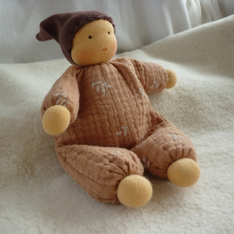 Schlenkerchen Musselin, Bio-Schafwolle