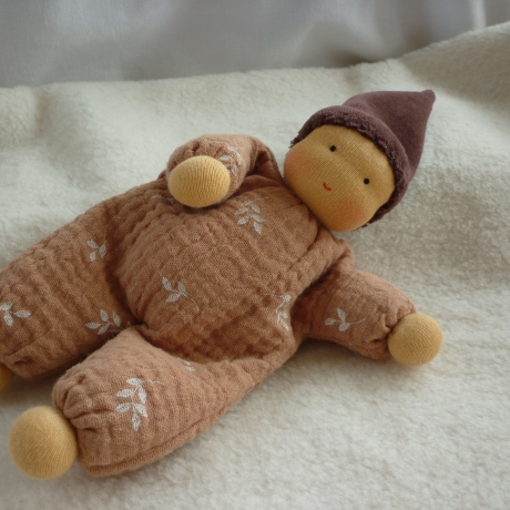 Schlenkerchen Musselin, Bio-Schafwolle