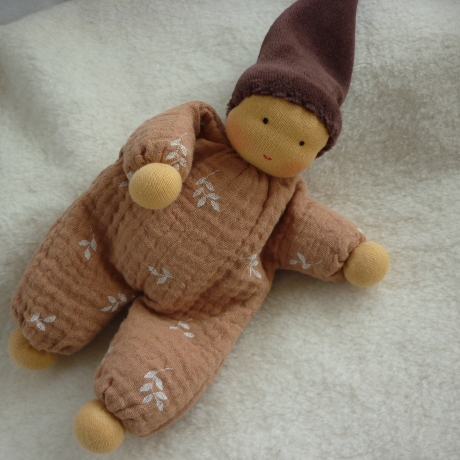 Schlenkerchen Musselin, Bio-Schafwolle