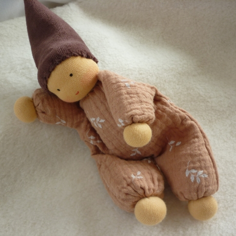 Schlenkerchen Musselin, Bio-Schafwolle