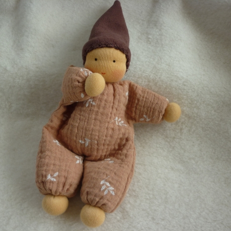 Schlenkerchen Musselin, Bio-Schafwolle