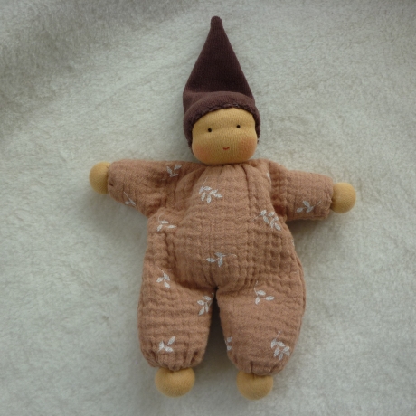 Schlenkerchen Musselin, Bio-Schafwolle