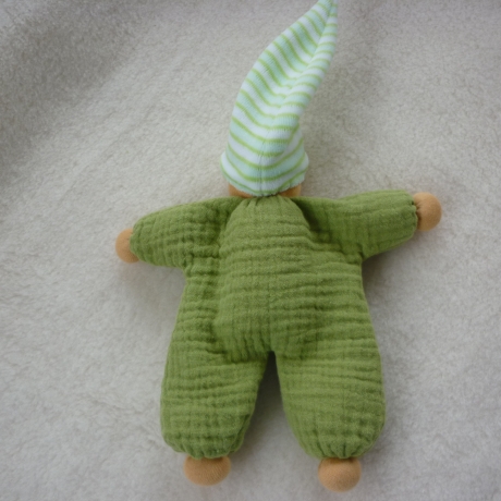 Schlenkerchen Musselin, Bio-Schafwolle