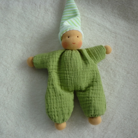 Schlenkerchen Musselin, Bio-Schafwolle