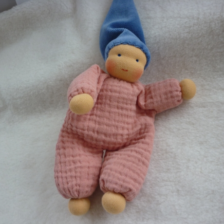 Schlenkerchen Musselin, Bio-Schafwolle