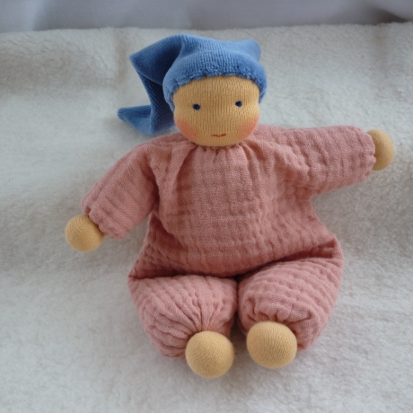 Schlenkerchen Musselin, Bio-Schafwolle