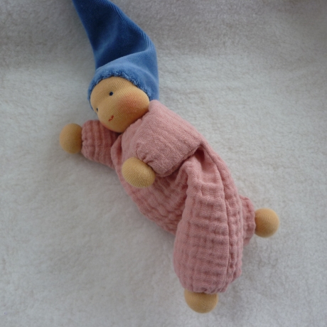 Schlenkerchen Musselin, Bio-Schafwolle