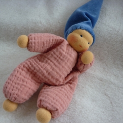 Schlenkerchen Musselin, Bio-Schafwolle