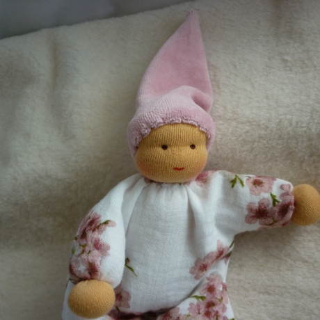 Schlenkerchen Musselin, Bio-Schafwolle