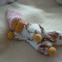 Schlenkerchen Musselin, Bio-Schafwolle