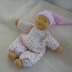 Schlenkerchen Musselin, Bio-Schafwolle