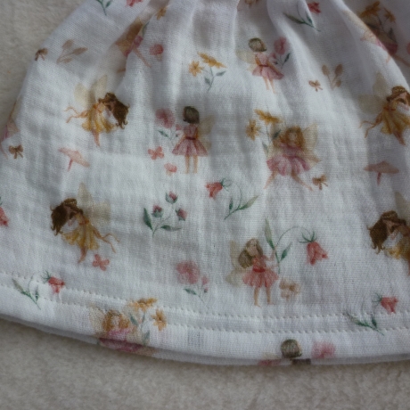 Süßes Puppenkleid für Puppengröße 37 - 40 cm. Musselin